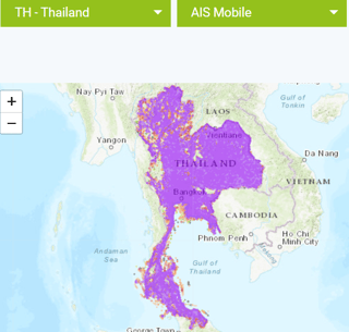 AIS coverage in thailand