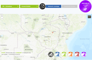 Econet Network Coverage in Zimbabwe