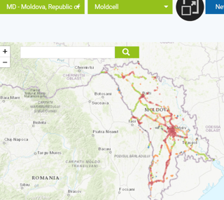 Modecell Network Coverage in Moldova