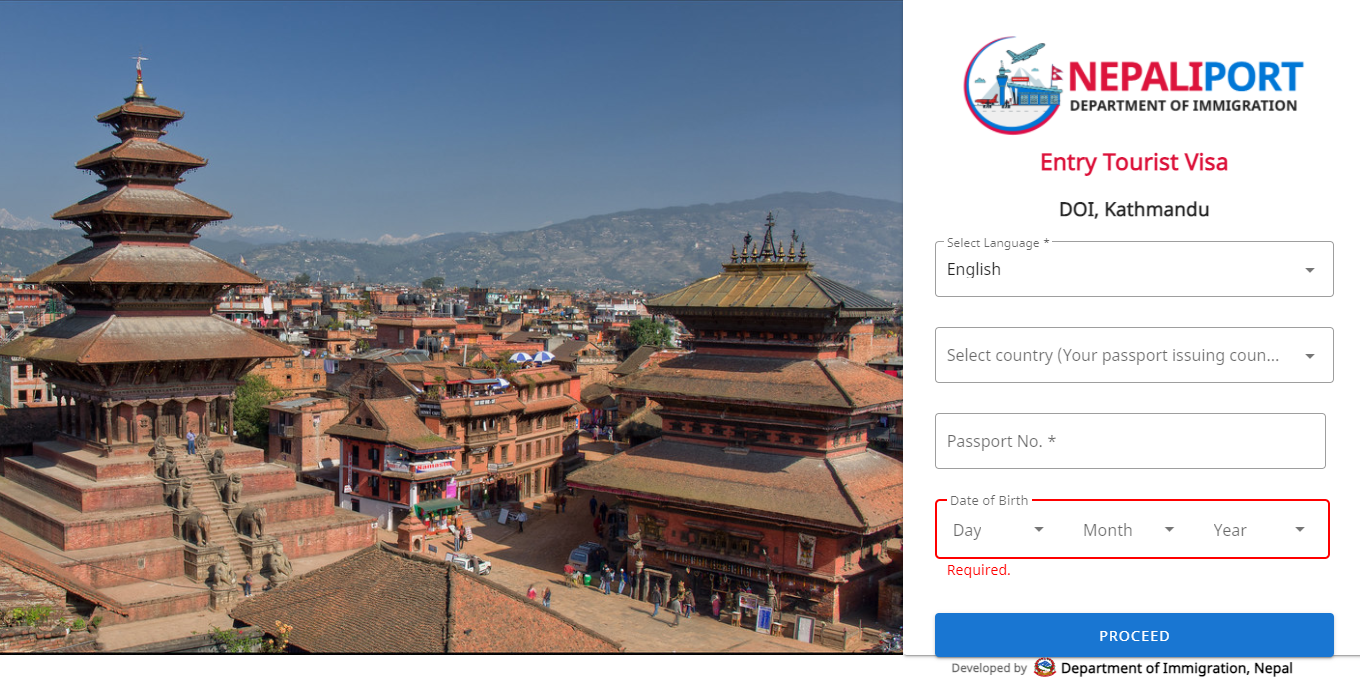 Nepal Entry Visa