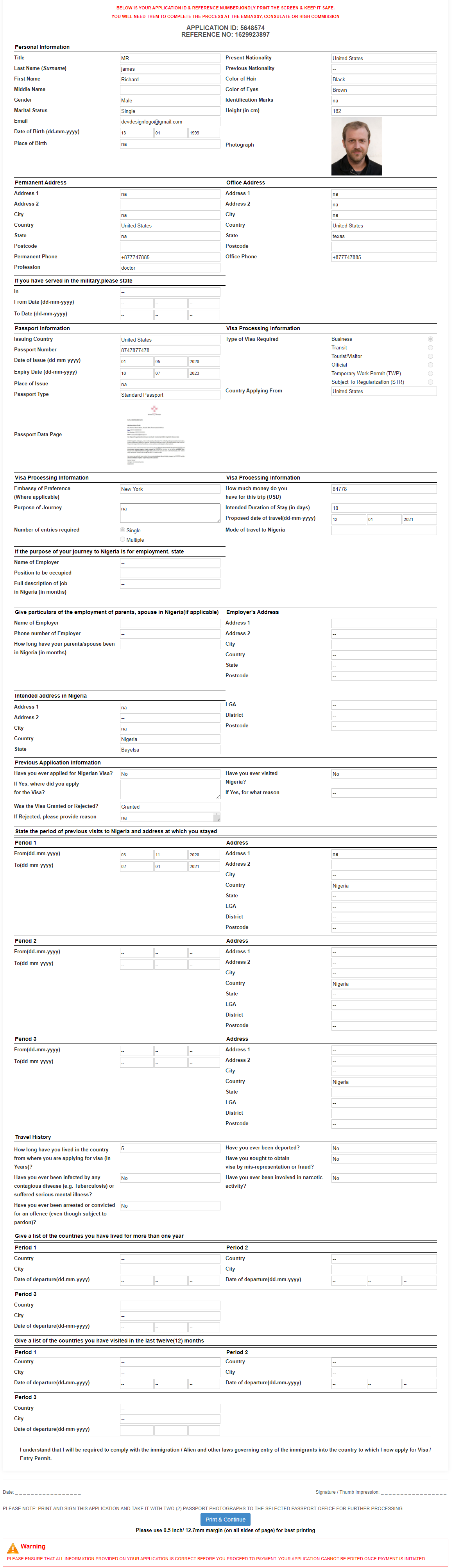 Guide for Requirements to Lodge Application Forms