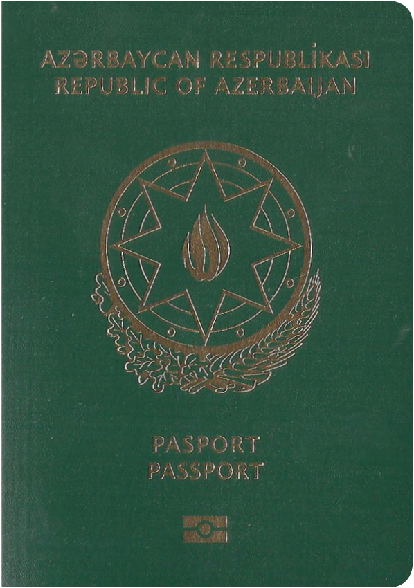 A regular or ordinary Azerbaijan passport - Front side