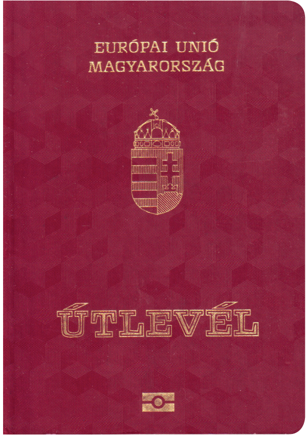 A regular or ordinary Hungarian passport - Front side