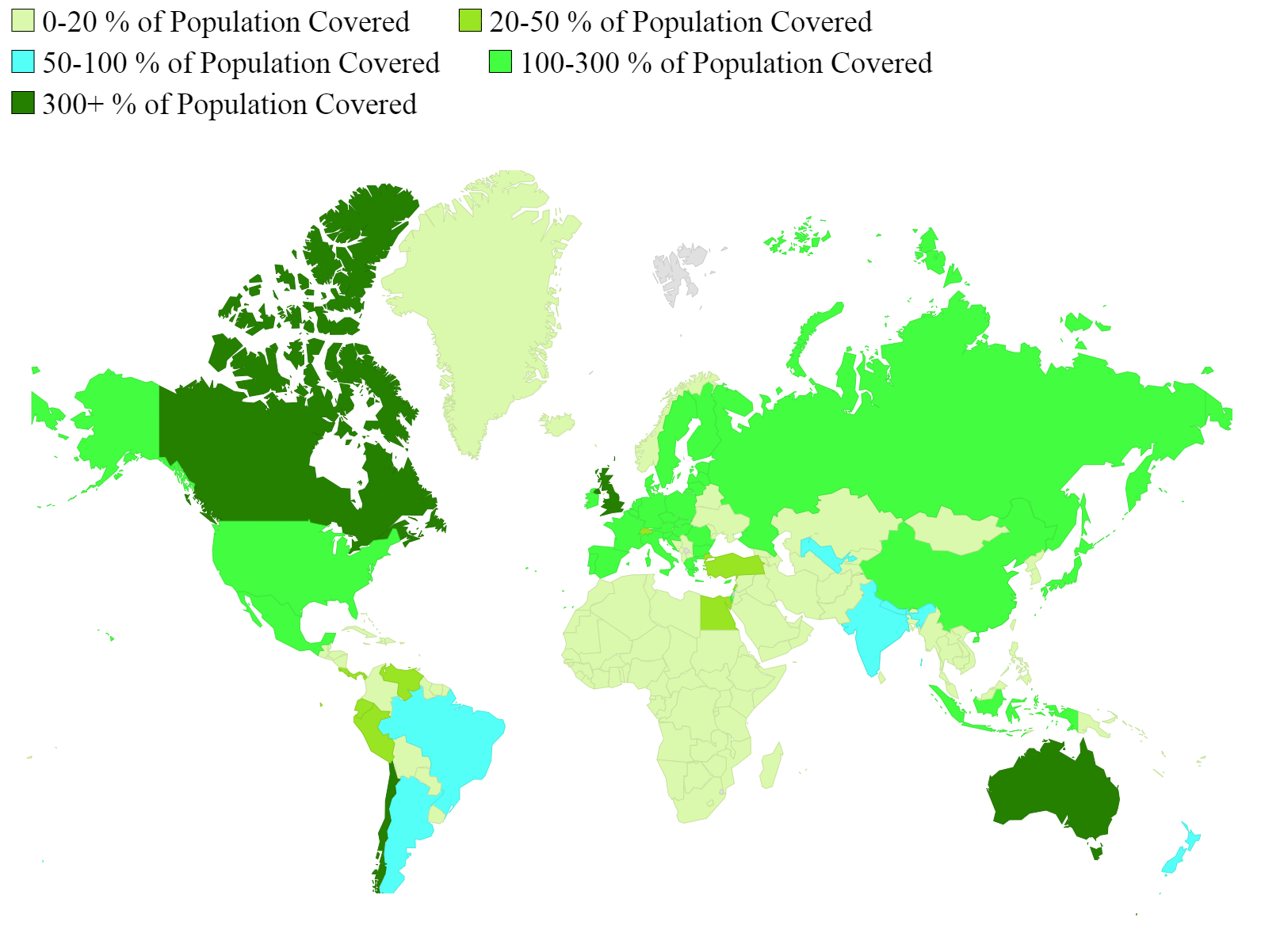 World Map of Vaccine Contracts