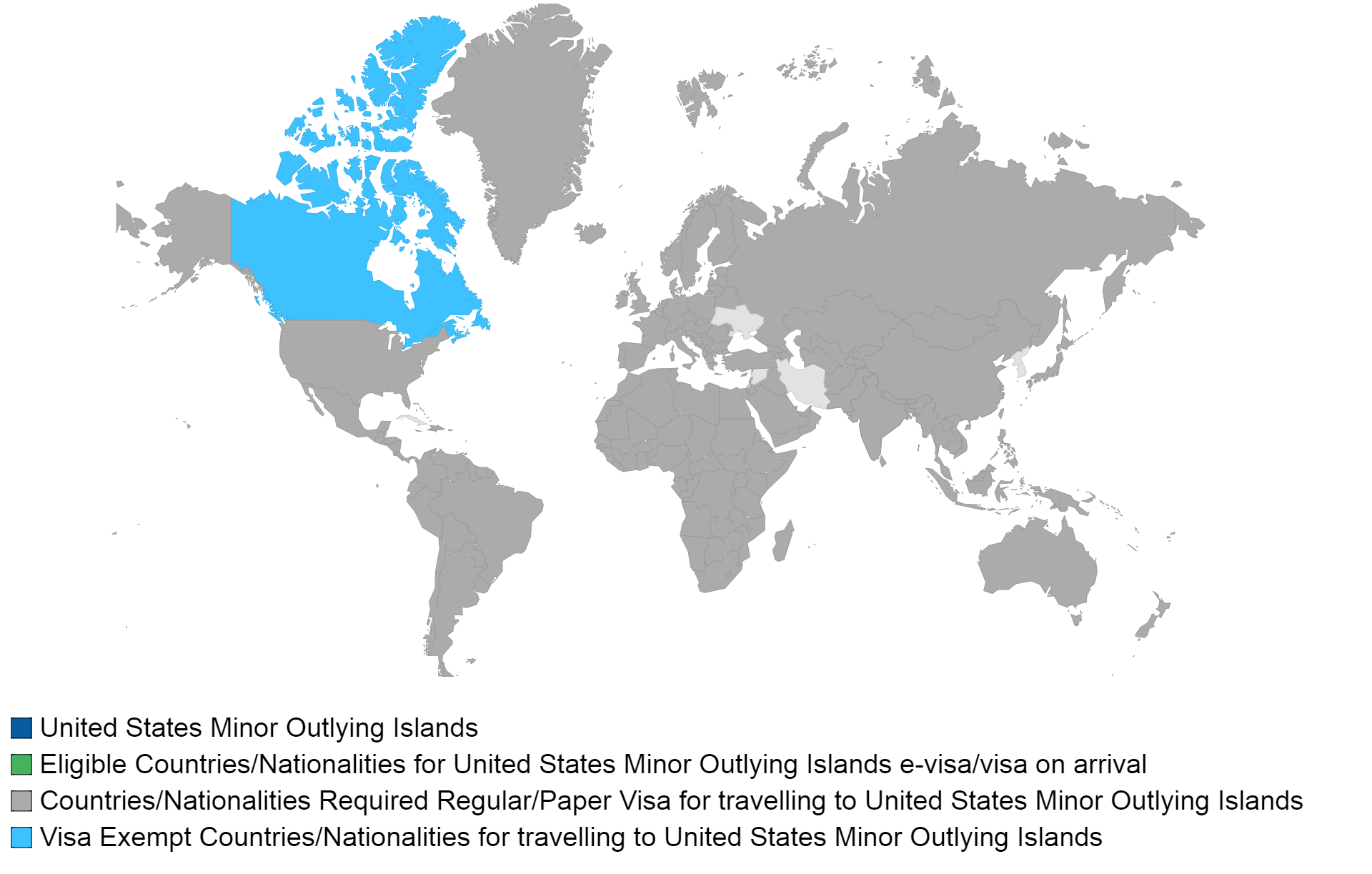 united states minor outlying islands visa policy map.